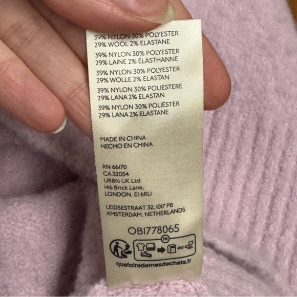 Free People Jaci Lilac Knit Dress wool blend - Picture 11 of 12